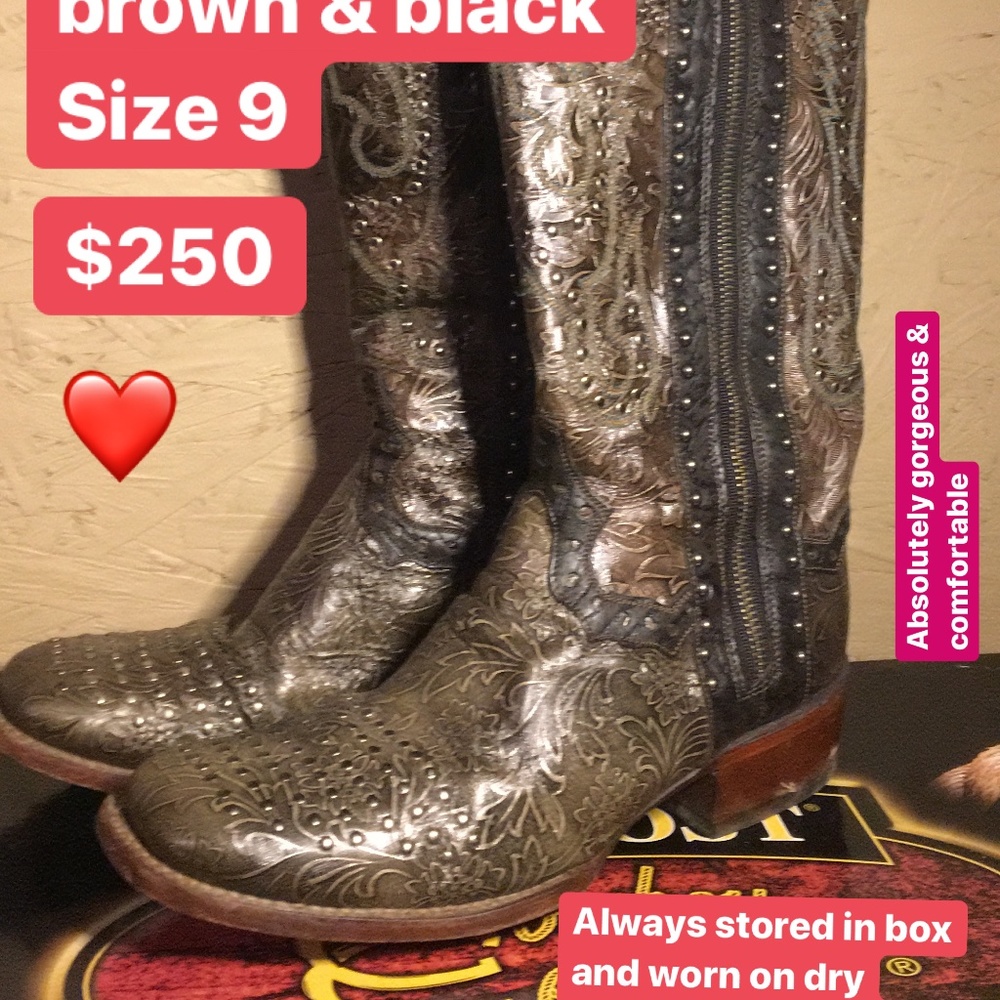 Dan Post knee high boots